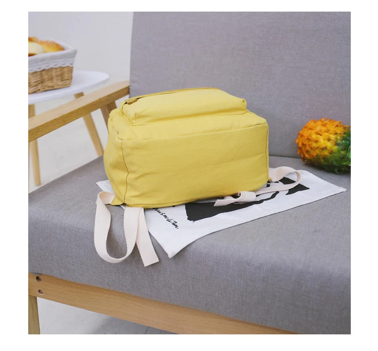 MJ Women Canvas Backpacks Ladies Shoulder School Bag Backpack Rucksack for Girls 2019 Travel Fashion Bag Casual Student Bag (26)