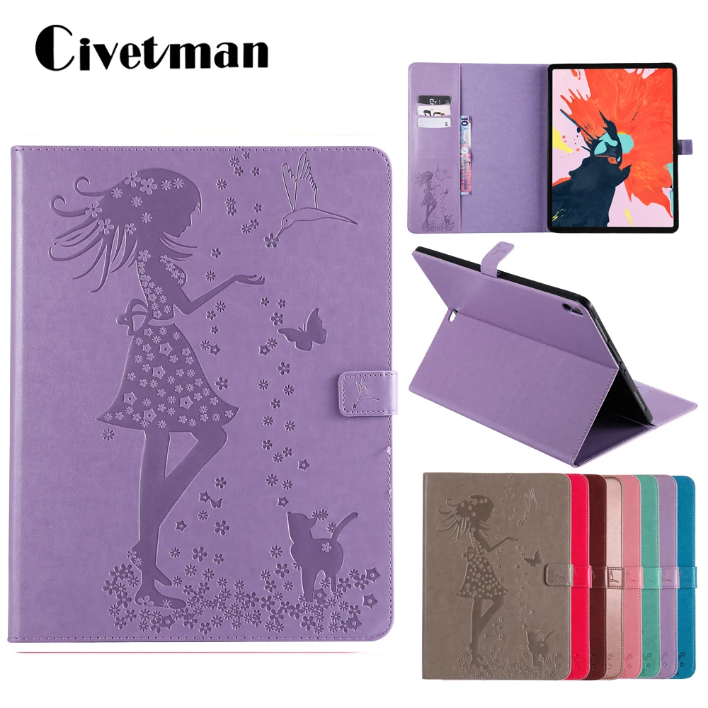 

PU Leather Case for iPad Pro 12.9 inch 2017 New Smart Cover For iPad Pro 12.9 2015 Protective Shell Auto Sleep / Wake Cover