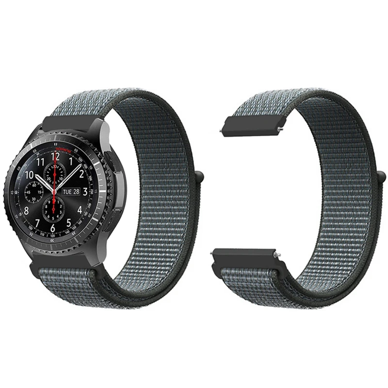Ремешок для Galaxy Watch 42 мм& Galaxy часы активное 40 мм и Шестерни S2 спортивные 20/22 мм нейлоновый спортивный бесшовный ремешок на запястье для девочек; Мини-Юбка Для Amazfit Bip
