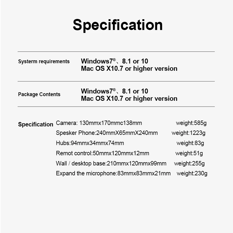 Logitech cc3500E webcam 13