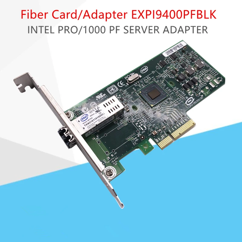 

PCI-E Gigabit Ethernet Server Network Card LAN Multimode Duplex Optical Fiber NIC EXPI9400PF INTEL PRO/1000 PF SERVER ADAPTER