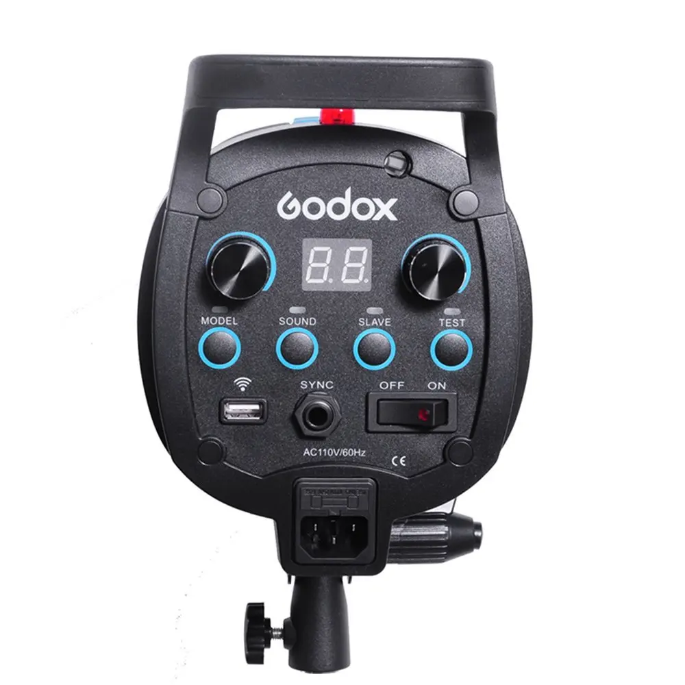 Godox Новый QS600W студия профессиональной фотографии вспышка стробоскопа головного света лампы