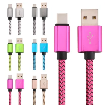 

1m 2m 3m Braided Fabric Type C cable Accessory Bundles for Nokia N1/Letv max/Pro/Xiaomi Mi4c for Nexus 5X 6P Lumia 950XL