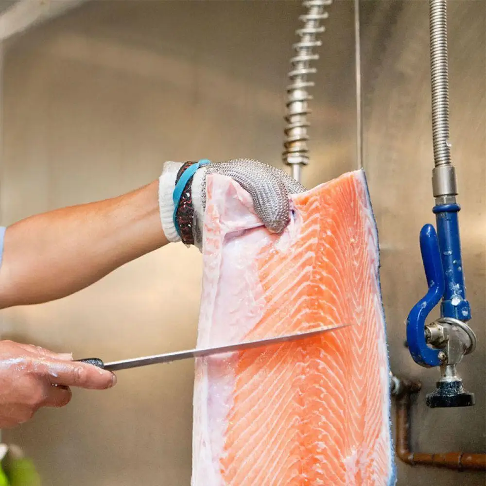 

100% High quality Meat Butcher Working Protective Gloves Steel Stainless with Flexible wrist strap