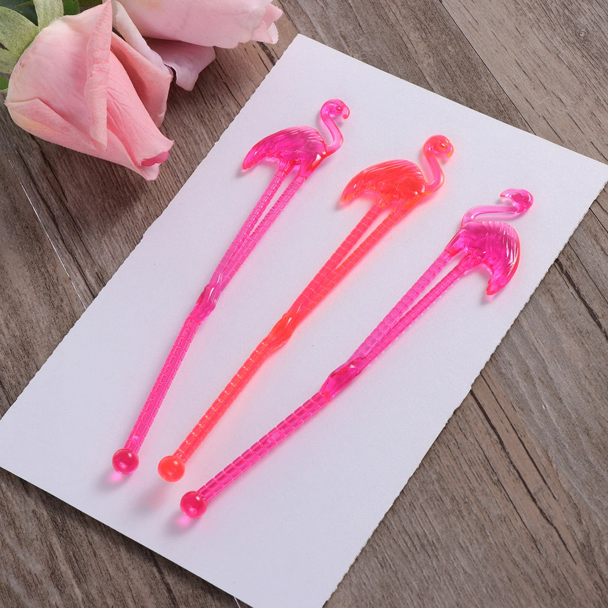 10pcs Flamingo Plastic Drink Stir Swizzle Sticks Frozen Drink Cocktail Bar Stirrer Decoration For Summer Beach Party Supplier 10pcs Flamingo Plastic Drink Stir Swizzle Sticks Frozen Drink Cocktail Bar Stirrer Decoration For Summer Beach Party Supplier