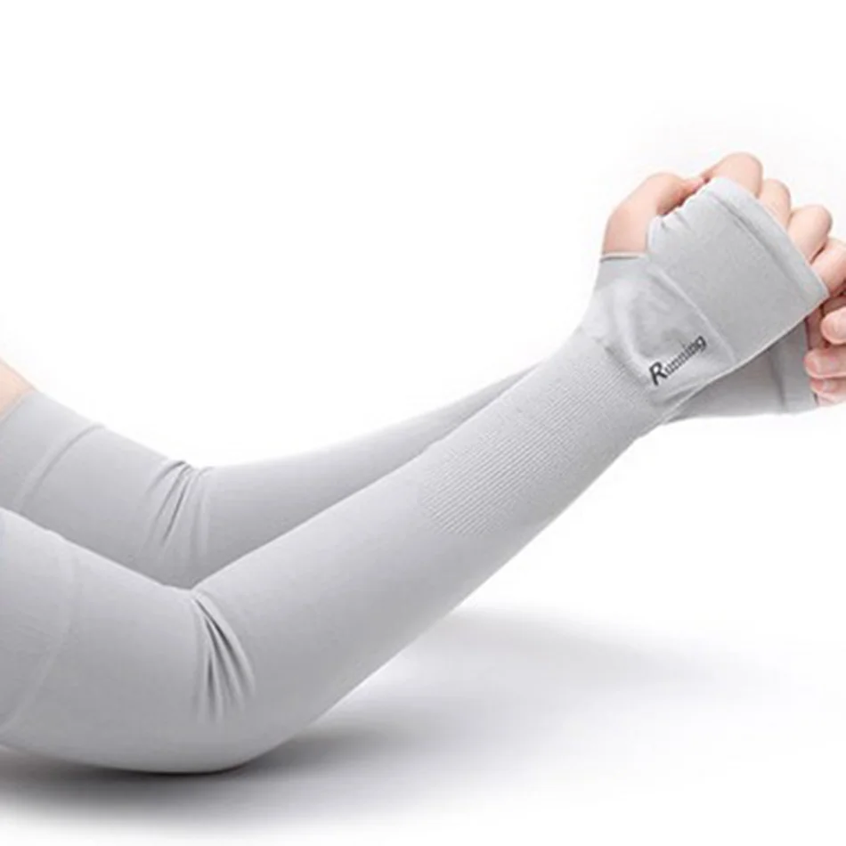 2017new Summer Ice Double Sleeve Ice Shield Sun Protective Glove Women