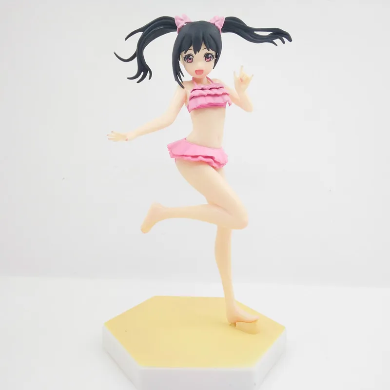 Аниме love live Yazawa Нико в купальнике Ver ПВХ фигурка Коллекционная модель игрушки
