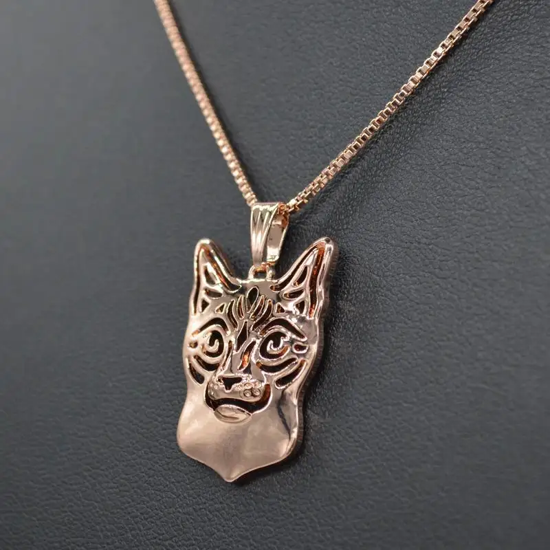 Модные женские ювелирные изделия металлические ожерелья домашних животных женские сиамские ожерелья с кулоном в виде кошки Прямая поставка