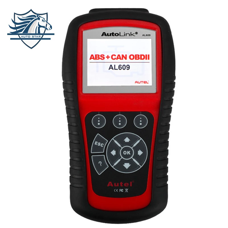 

Original Autel Autolink AL609 OBDII/EOBD OBD 2 Diagnostic Scan Tool Code Reader OBD2 Scanner Automotive Scanners ABS + CAN OBDII