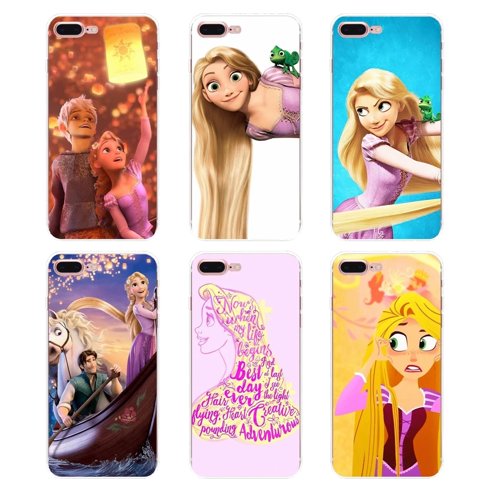 For Xiaomi Mi6 Mi 6 A1 Max Mix 2 5X 6X Redmi Note 5 5A 4X 4A A4 4 3 Plus Pro Cell Phone Case Cover cute cartoon Tangled Princess |