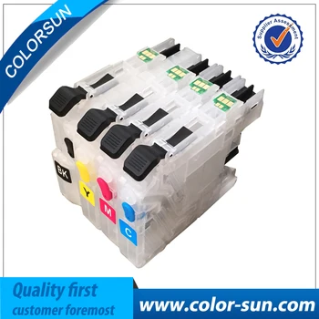 

4 pcs Short Refillable cartridges LC231 LC233 for Brother MFC-J5720/J4120/J4620/J5320 DCP-J562DW/MFC-J480DW with ARC chips