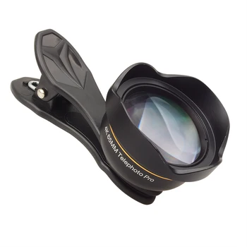 

65MM professional optical undistorted vignetting phone zoom lens Portrait Blurring Universal telephoto phone lens