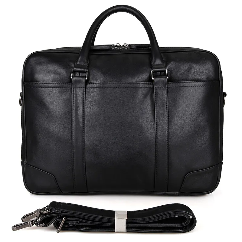

JMD Brand Vintage Cowhide Leather Laptop Messenger Briefcase For Men # 7348A