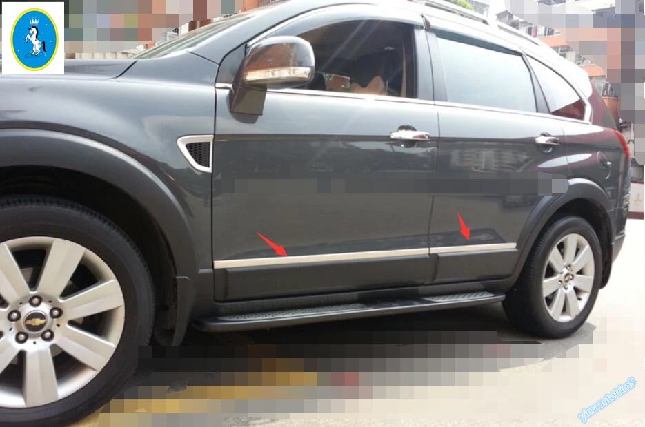 Защитная лента для Chevrolet Holden Captiva 2012 2013 2014 2015 из нержавеющей стали высокого