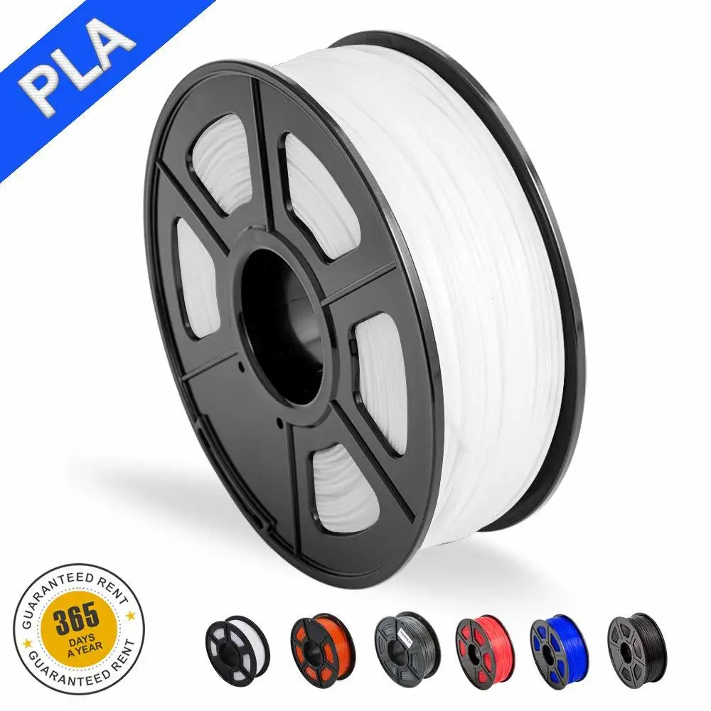 

PLA 3D printer filament PLA 1.75mm 1KG (2.2LBS) spool SUNLU 3D printing material 100% no bubble +-0.02MM Tolerance