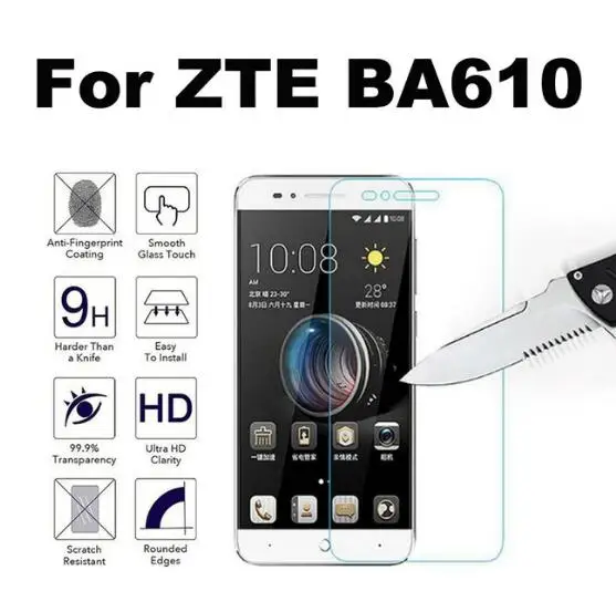 

2Pack Tempered Glass For ZTE Blade A610 Screen Protector For ZTE A610 Film Protective Tempered Glass For ZTE Blade A610 A 610