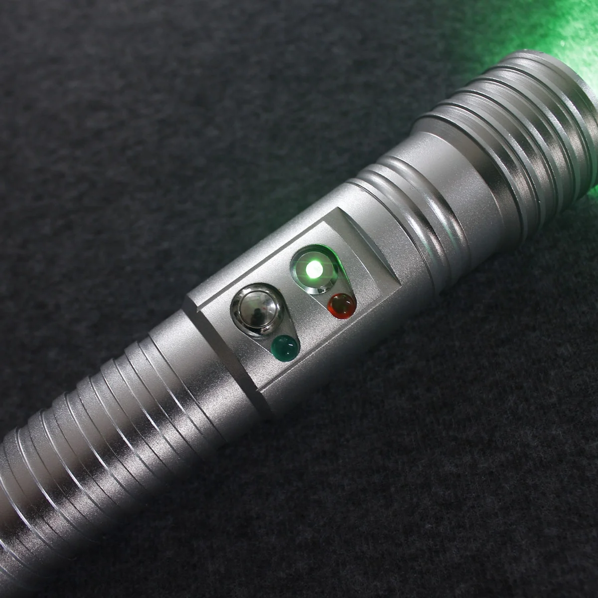 Yddsaber Kit Fisto  base lit high quality metal hilt complete heavy dueling FOC lightsaber with bright light and loud sound