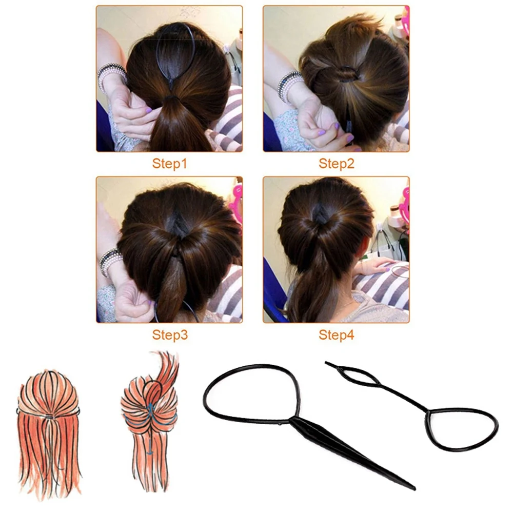 79Pcs/Set Braider Magic Hair Styling Accessories Set Braiders Hair Flower Head Maker Hair Braiding Twist Curler Styling Tool Kit