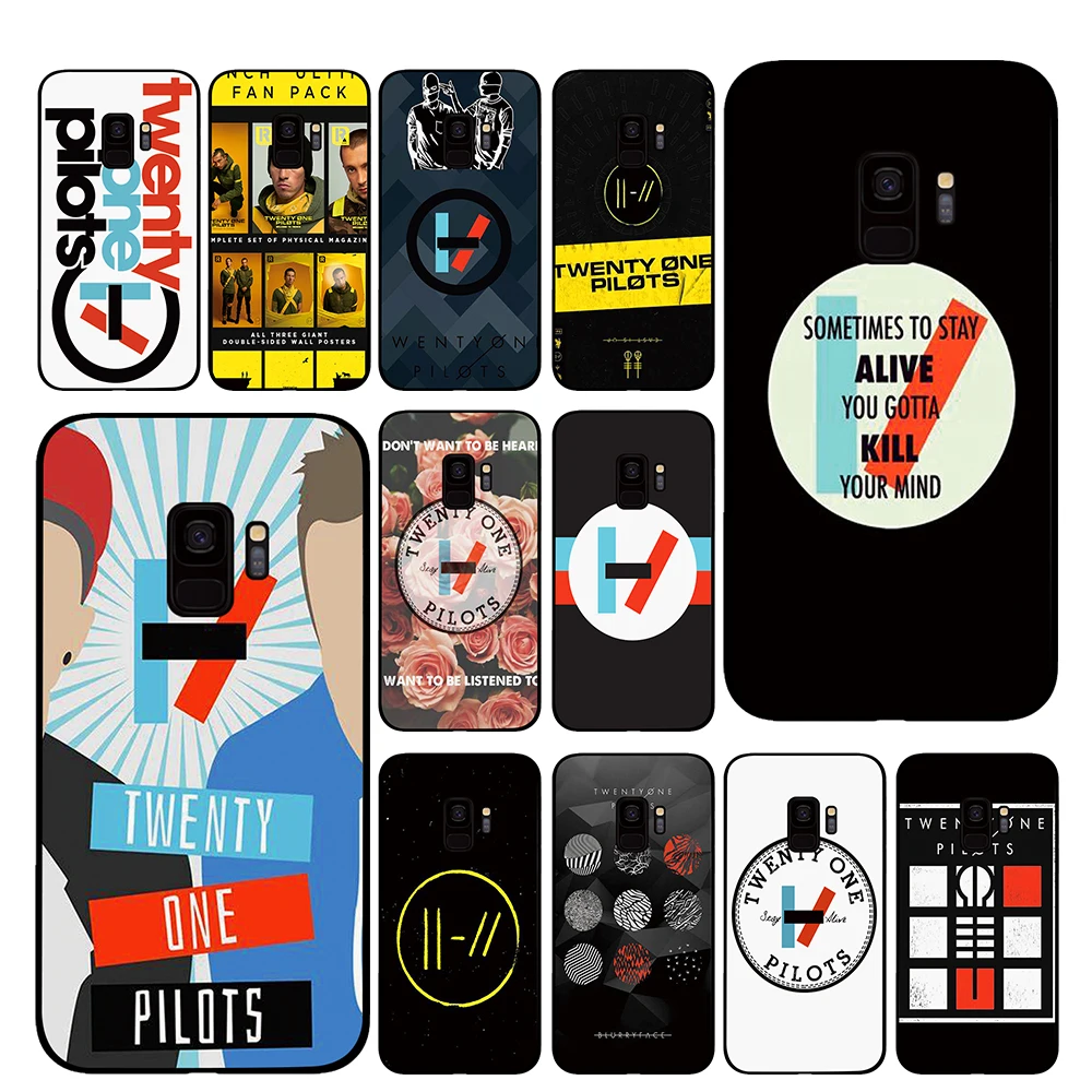 

Twenty One Pilots Black TPU Case For Samsung Galaxy S10 S10E S8 Plus S6 S7 Edge S9 S10e PlusNote 8 9