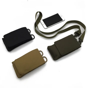 

6 inch Outdoor Phone Belt Pouch Tactical MOLLE Bag Army Camo Holster Hook Cover Case Phone Bag For Climbing Hunting Hiking