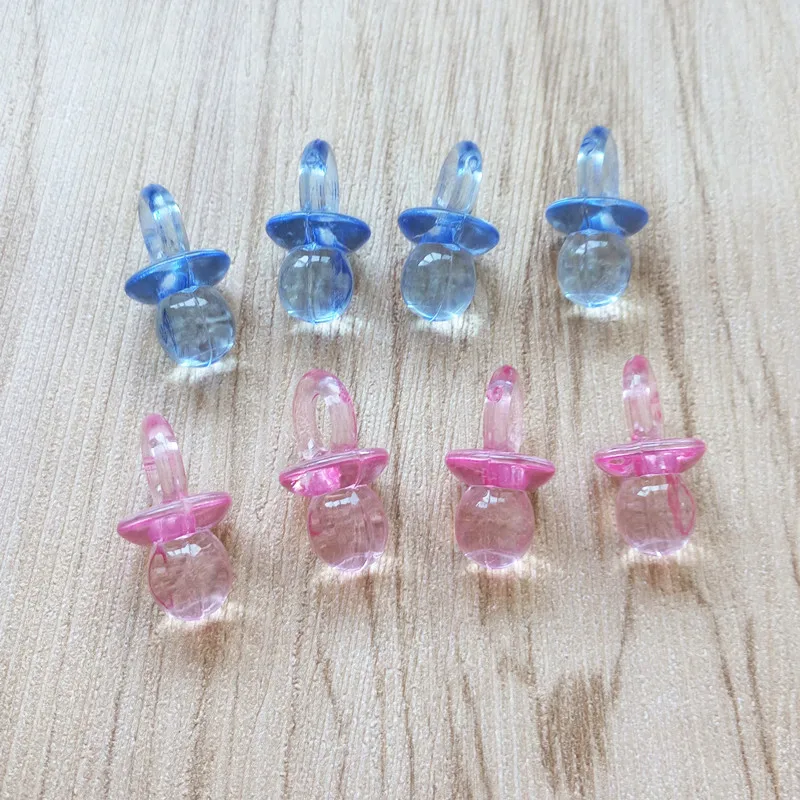 Buy 100PCS Adorable transparent dummies baby shower