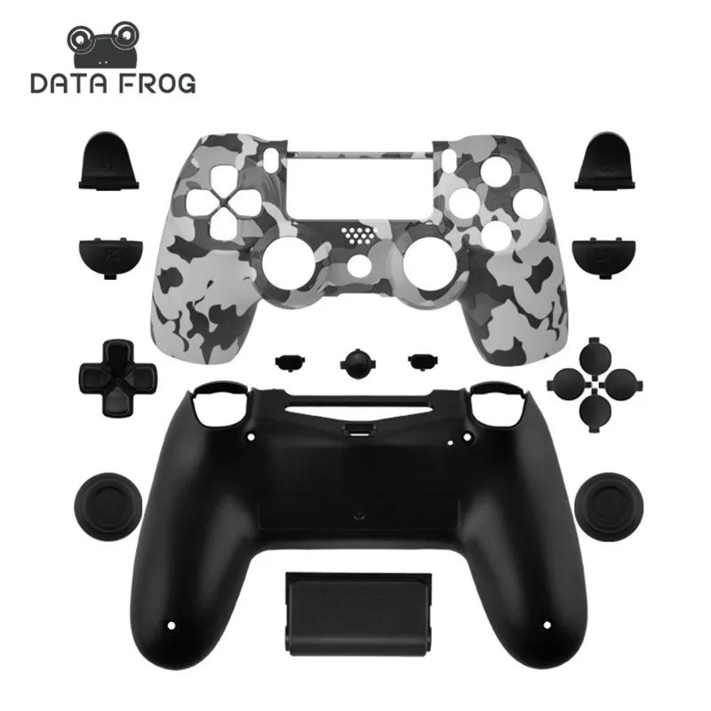 

Data Frog Custom Camouflage Cases For PS4 Limited Edition Controller Replacement Housing Shell For Sony Playstation 4 Gamepad