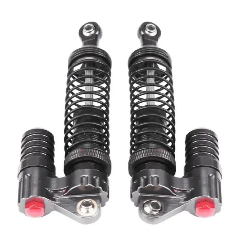2Pcs/Set Black Remote Control Car 90mm Shock Absorber Aluminium Alloy Damper for 110 Crawler