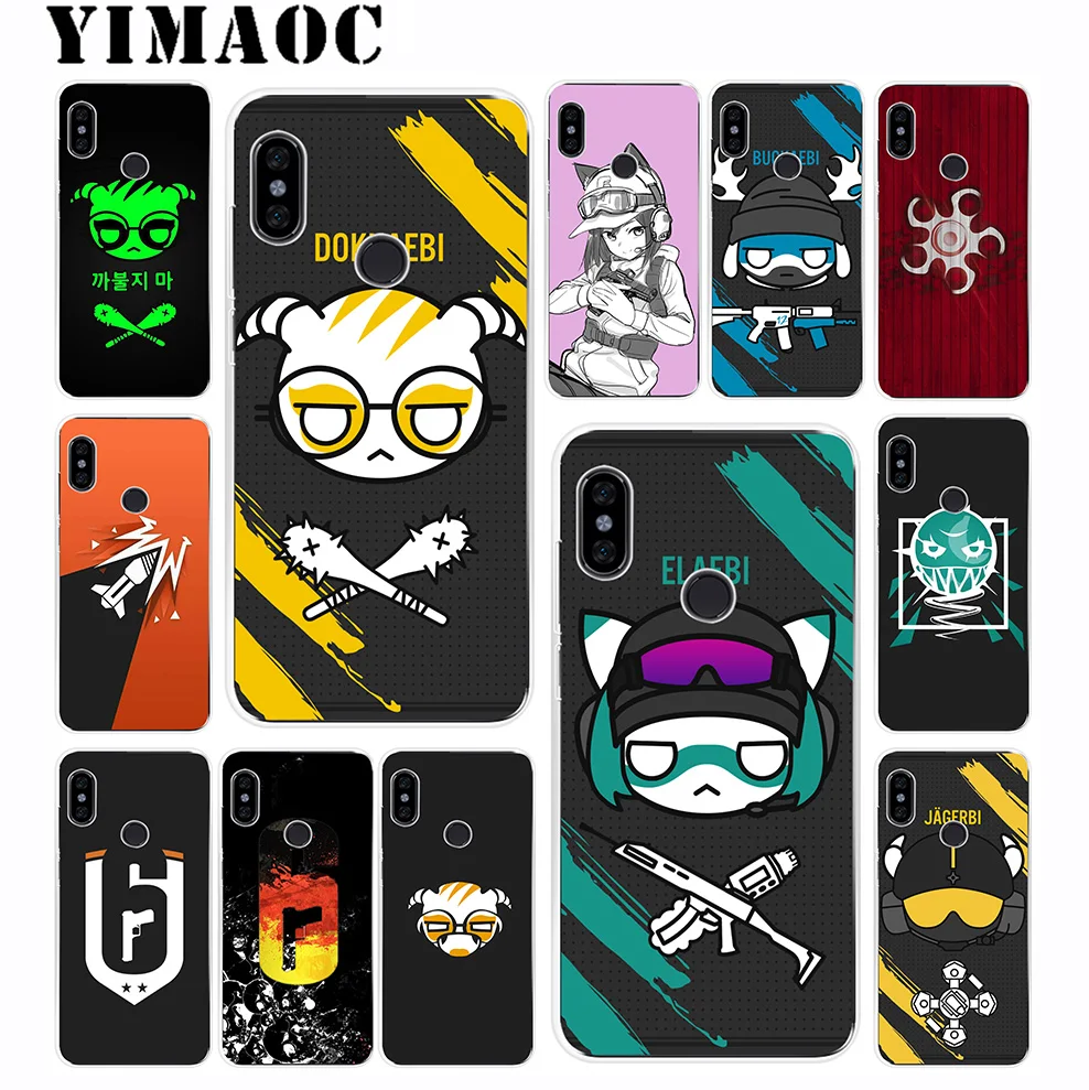 Мягкий силиконовый чехол YIMAOC Rainbow 6 Siege Dokkaebi для Xiaomi Redmi 6A 5A 5 S2 Puls Note 8 7 4X4 4A Pro Go |