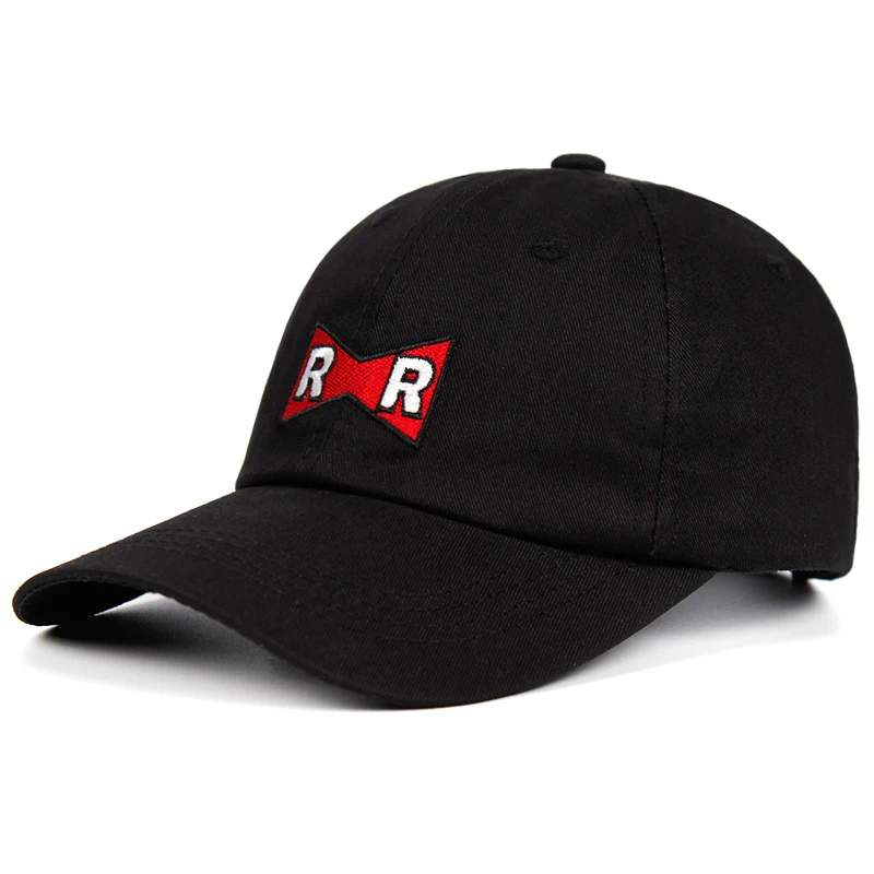 RR бейсбольная кепка Dragon Ball Dr. Gero Dad Hat хлопок красная лента армейская нежная кепки с надписью без структуры Hat