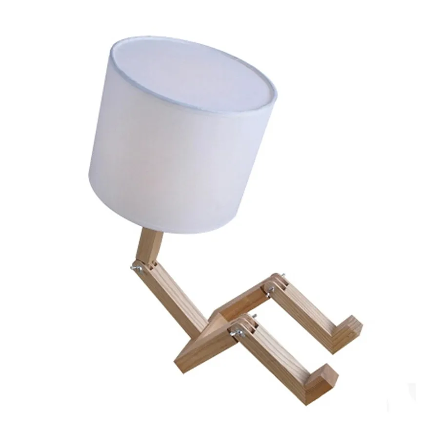 Modern-Robot-Shape-Wooden-Table-Lamp-E27-Lamp-Holder-110-240V-Parlor-Indoor-Study-Desktop-Lighting