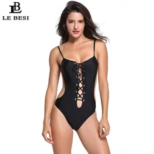 LEBESI сексуальный цельный купальник Цельный купальник для женщин с несколькими веревками монокини с открытой спиной