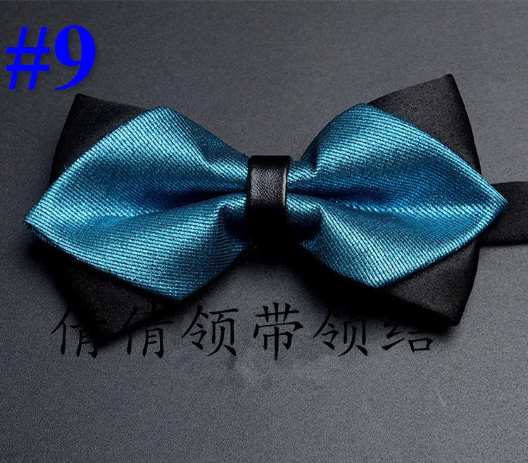 Модные 2-тон Bow Tie сетки Для мужчин и Для женщин смокинг общие вечеринку Галстуки бабочка бабочкой 30 Цвет, 100 шт