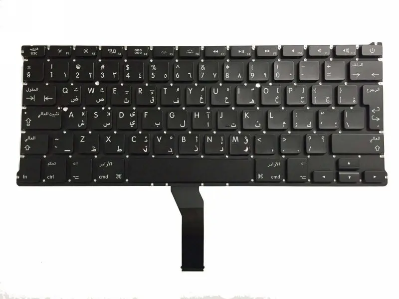 10 шт./лот Подлинная Новый A1369 A1466 АР арабский клавиатура для Apple Macbook Air 13 '&#x27A1466