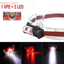 FB 22 Shining Hot Selling Fast Shipping Mini Super Bright Headlight XPE + 2 LED 4 Mode Headlamp Head Torch Lamp
