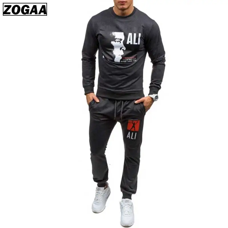 ZOGAA Men's Casual Tracksuit Hot Fashion Men's Sports Sweatsuits Two Piece Set Sweat Suit Sport wear ZOGAA Men's Casual Tracksuit Hot Fashion Men's Sports Sweatsuits Two Piece Set Sweat Suit Sport wear