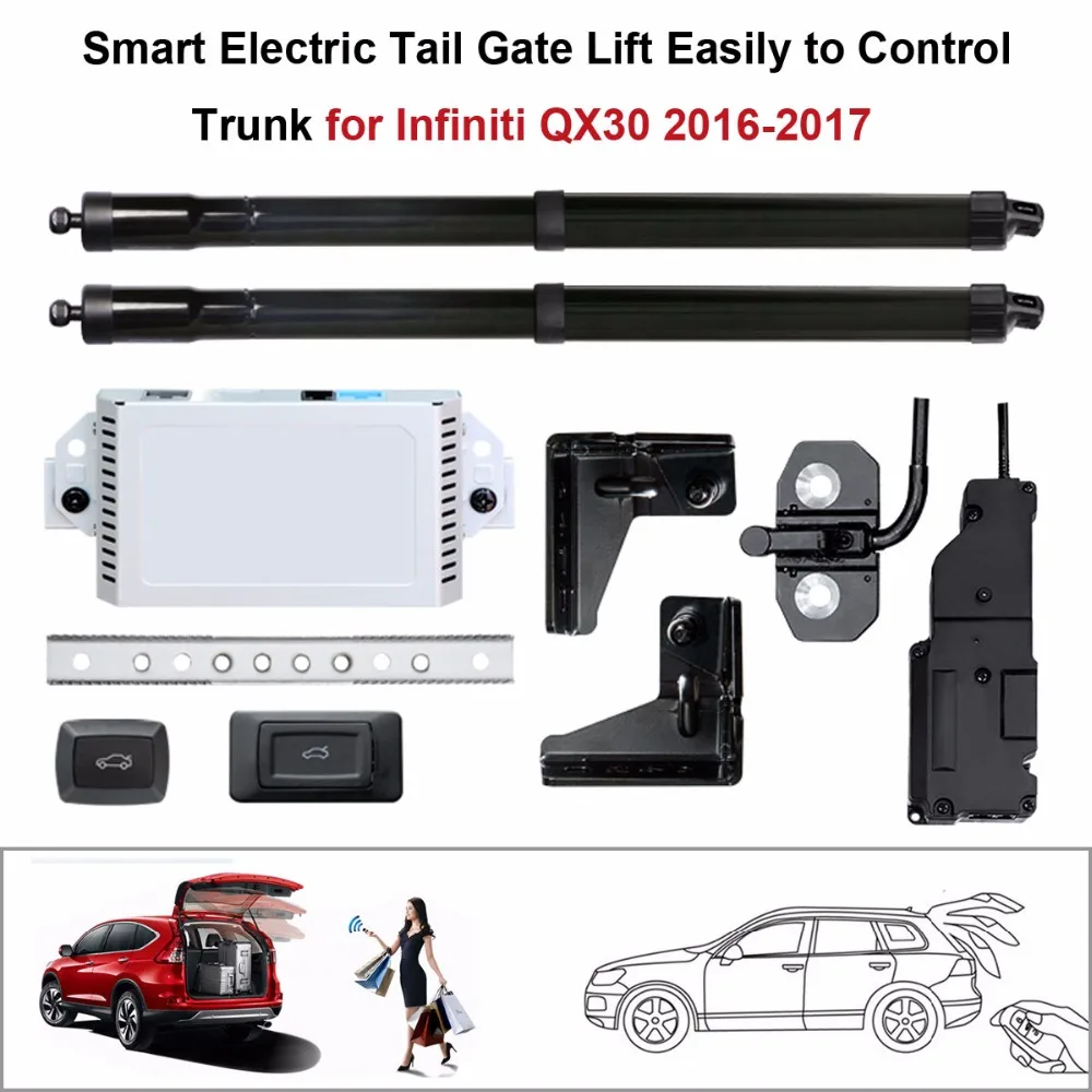 

Smart Auto Electric Tail Gate Lift for Infiniti QX30 2016-2017 Control Set Height Avoid Pinch With Latch