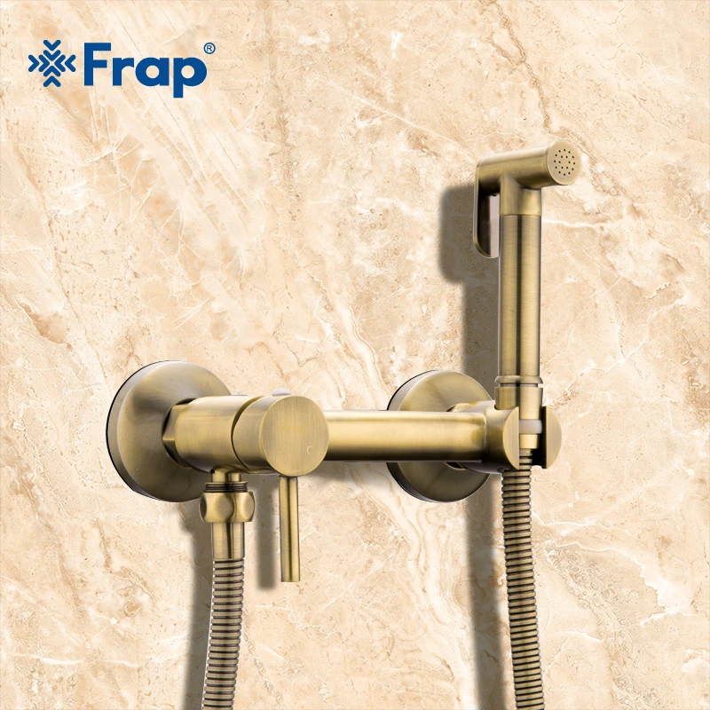Online Frap Bidets messing bad dusche wasserhahn bidet wc sprayer wc waschmaschine mixer muslimischen dusche ducha higienica wc wasserhahn