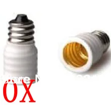 10 шт. E12-E14 светодиодный гнездо адаптера E12 для E14 лампа держатель конвертер с Трек-номером