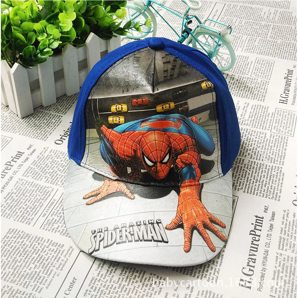 2017 Spiderman Kartun Anak Anak Anak Anak Topi Bisbol Anak Gadis Hip