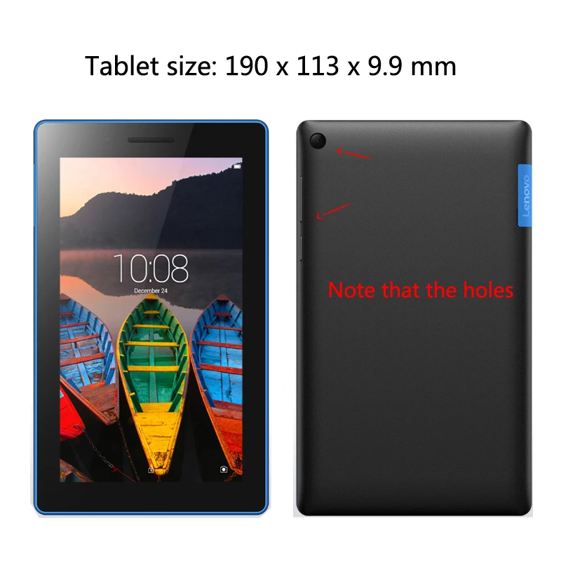 Tablet Case For Lenovo Tab3 7 Essential 710f 710i Tri Fold Stand Pu Leather Cover For Lenovo 7 0 Inch Tab 3 710i Protective Case Aliexpress