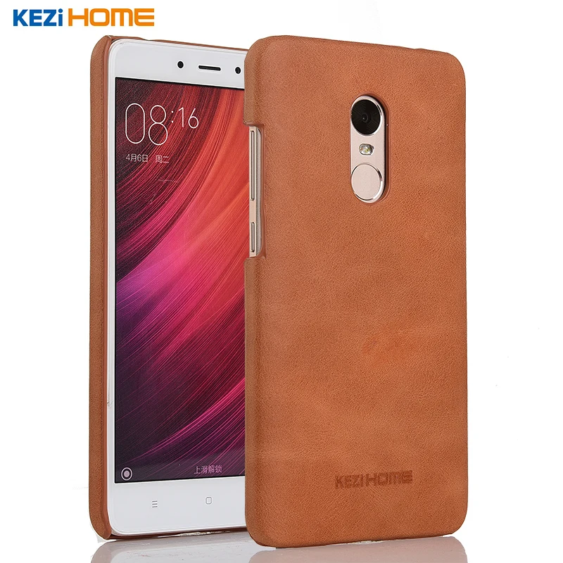 Xiaomi Redmi Note 4 4x чехол KEZiHOME матовый из натуральной кожи жесткий для note4 Pro Prime чехлы