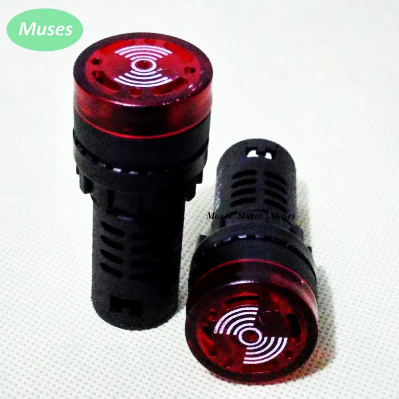 5 Allarmi Sonoro-Luminosi AD16-22SM - 12V/24V/220V Con LED - Foto 11