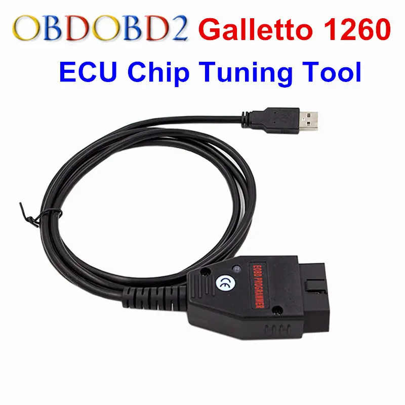 Galletto 1260 ECU чип тюнинг интерфейс OBDII Galletto ECU Flasher EOBD/OBD2 1260 программист по чтению и записи автомобиля ECU