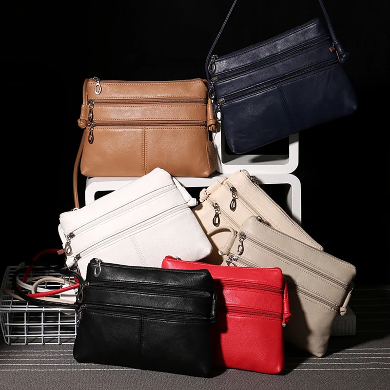 2017 new fashion women crossbody shoulder bags woman messenger bags double zipper high quality PU leather sling bag sac a main