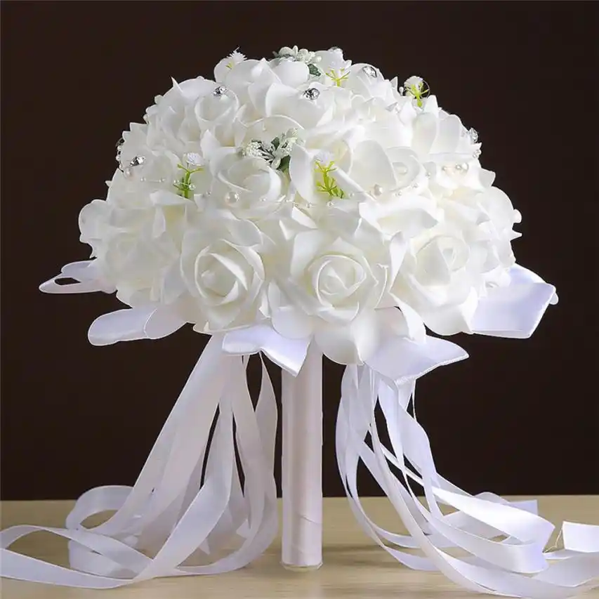 Ramos de flores para novia artificiales Clearance