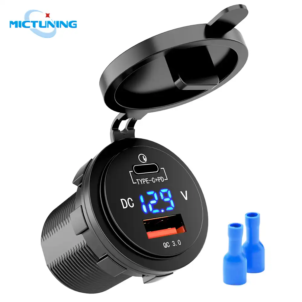 Mictuning 36 ワット高速 Pd Usb C 車の充電器 Usb 急速充電 Pd Qc3 0 タイプ C ソケット Led デジタル電圧計ユニバーサル電源コンセント ケーブル アダプタ ソケット Aliexpress Mictuning 36 ワット高速 Pd Usb C 車の充電器 Usb 急速充電 Pd Qc3 0 タイプ C ソケット Led デジタル電圧計ユニバーサル電源コンセント ケーブル アダプタ ソケット Aliexpress