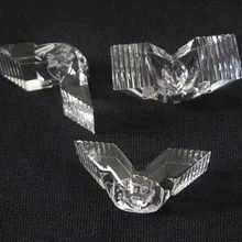 CVIU-27.3 Высококачественная светодиодная линза, объектив фары, размер: 27,3X11 мм, чистая поверхность, ПММА материалы