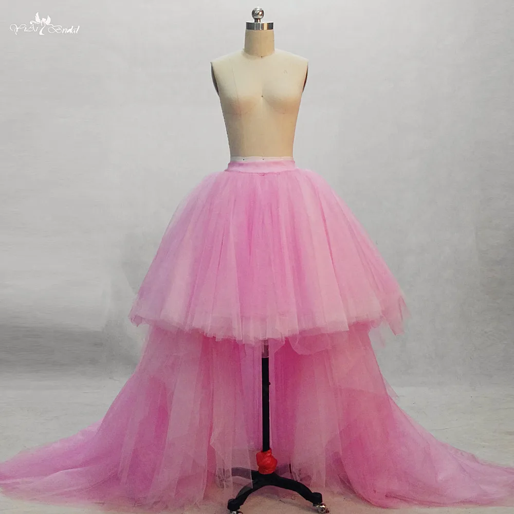 RSK5 реальные фотографии Yiaibridal отдельная юбка спереди короткая длинная сзади