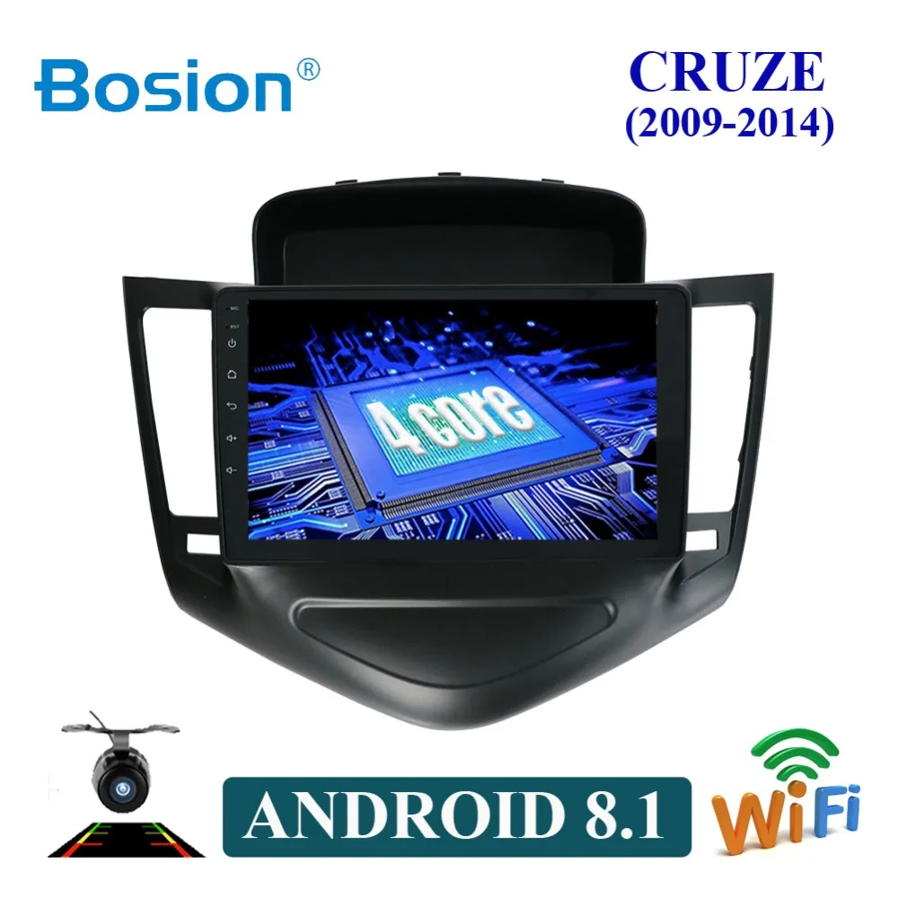 

Bosion Android 8.1 4G Car Radio Multimedia Video Player Navigation GPS WiFi 2 din For Chevrolet CRUZE 2009-2014 no DVD free cam