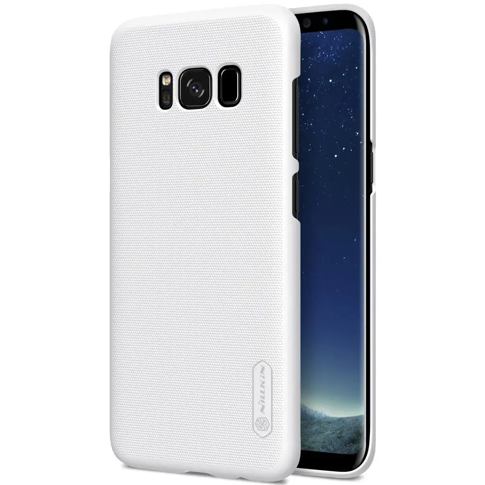 Для samsung galaxy s8 чехол 5," матовый чехол NILLKIN для samsung galaxy s8 - Цвет: White